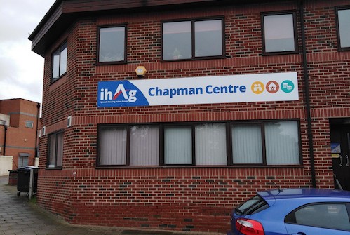 The Chapman Centre in Ipswich home to the outreach workers for ihag homeless charity